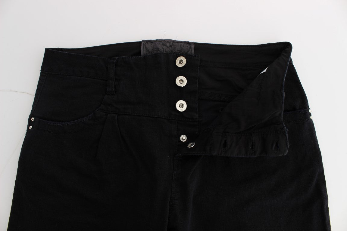 Costume National Slim Fit Jeans in Black Denim