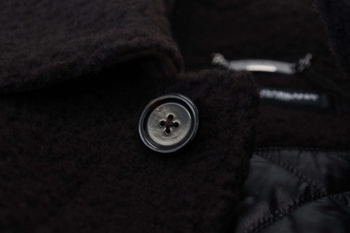 Dolce &amp; Gabbana Elegant black jacket made of alpaca wool blend