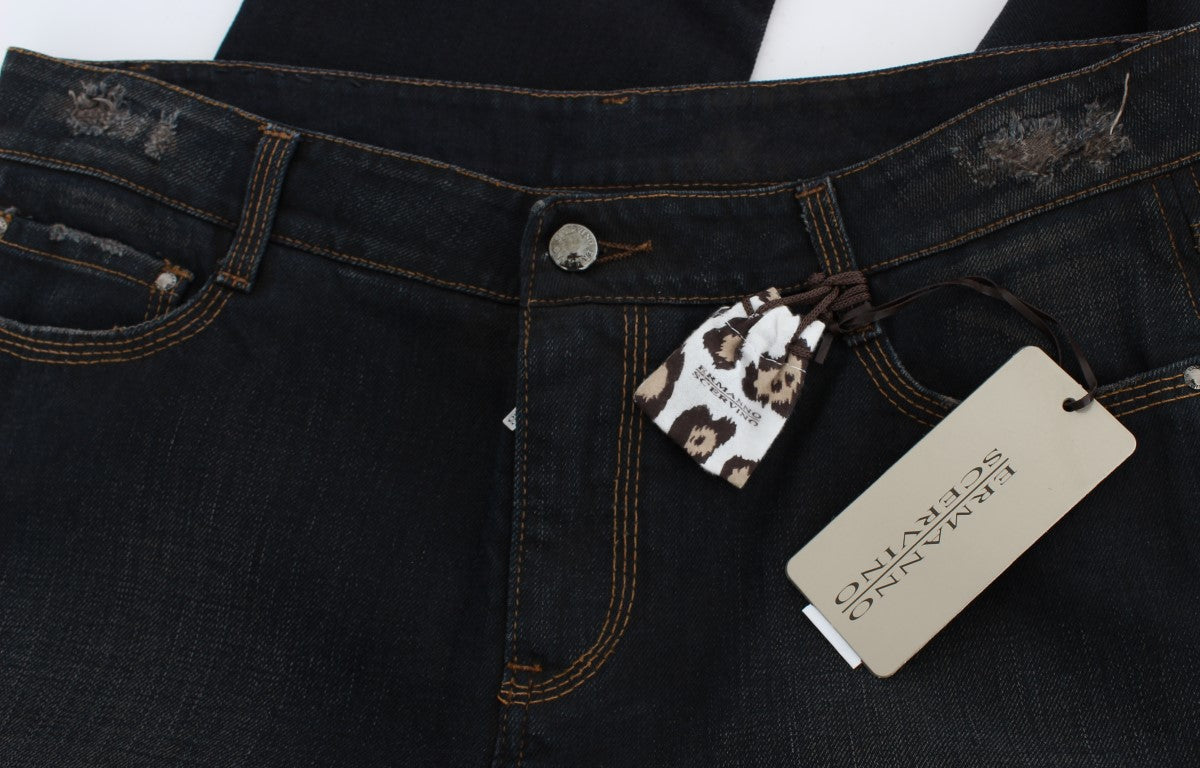 Ermanno Scervino Schicke Boyfriend-Jeans aus Baumwolle - Blau