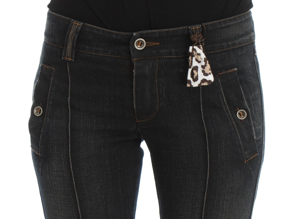 Ermanno Scervino Schicke Slim Fit Jeans aus italienischer Baumwolle