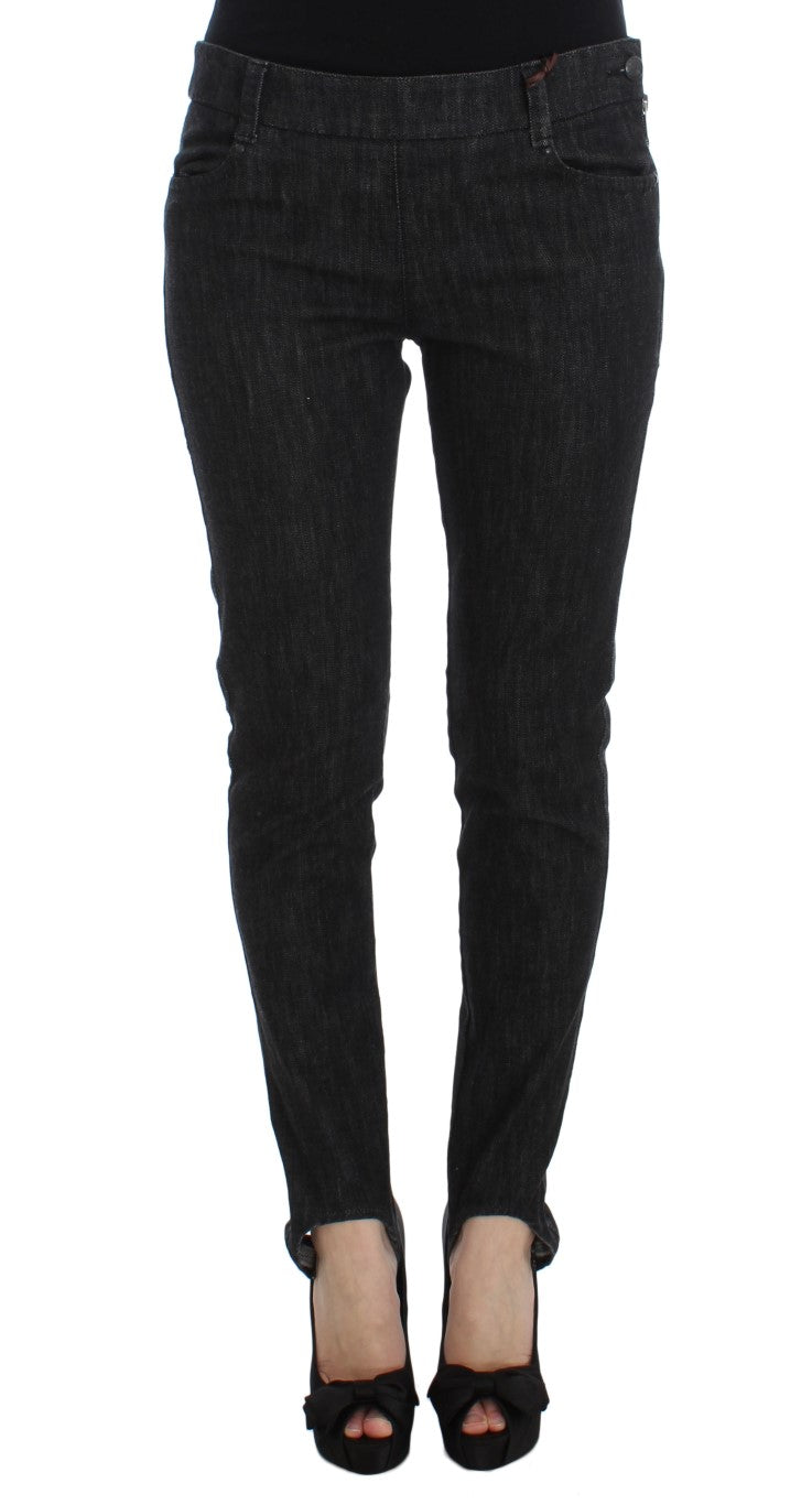 Ermanno Scervino Elegant blue slim fit jeans