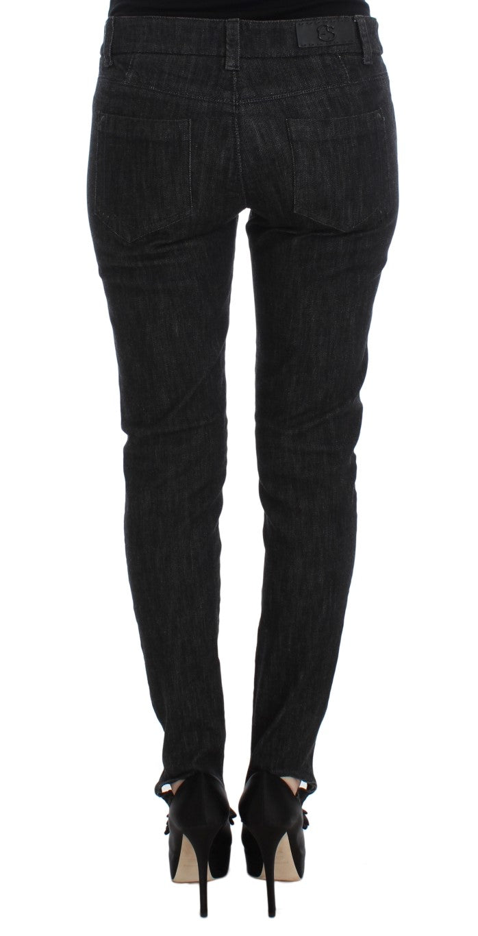 Ermanno Scervino Elegant blue slim fit jeans