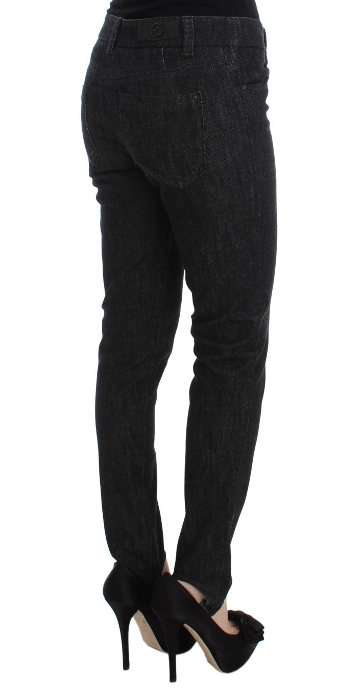 Ermanno Scervino Elegant blue slim fit jeans