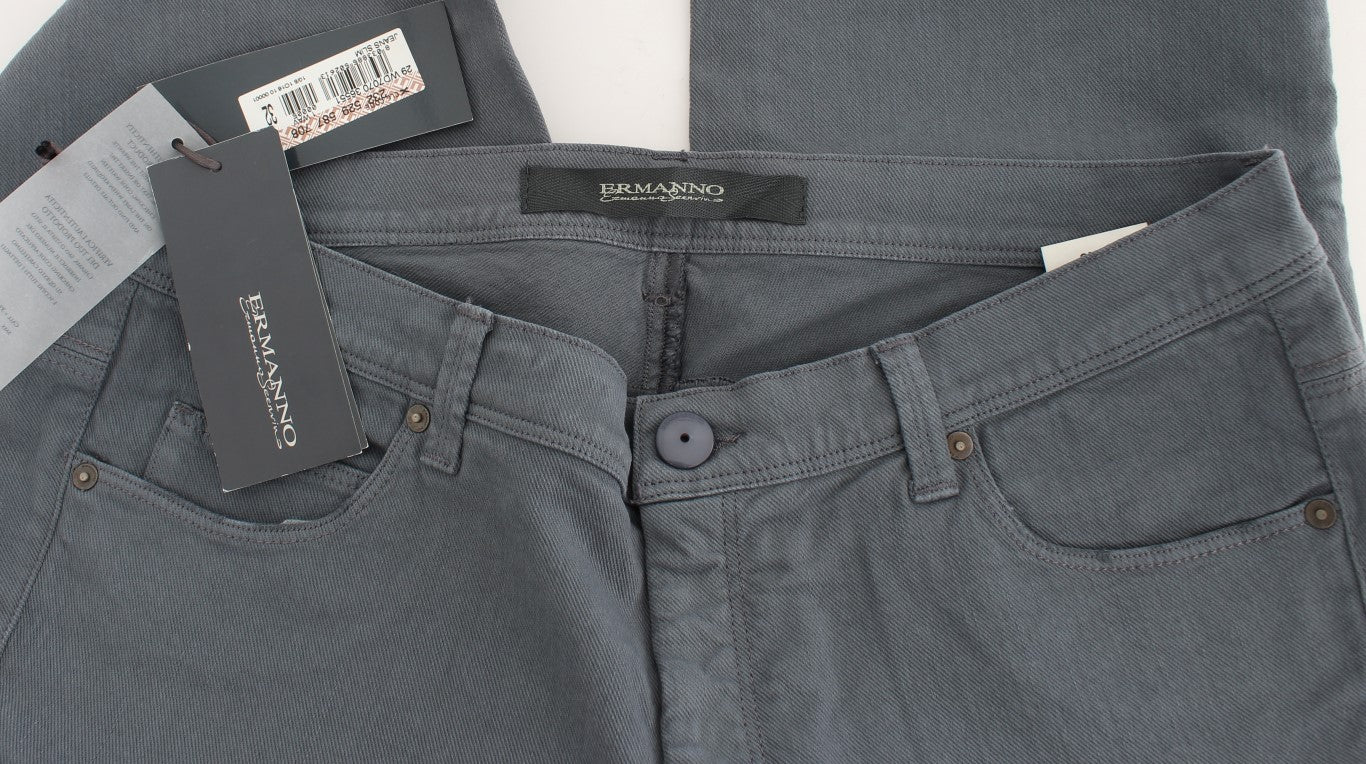 Ermanno Scervino Schicke Slim Fit Bootcut Denim Verwöhnung