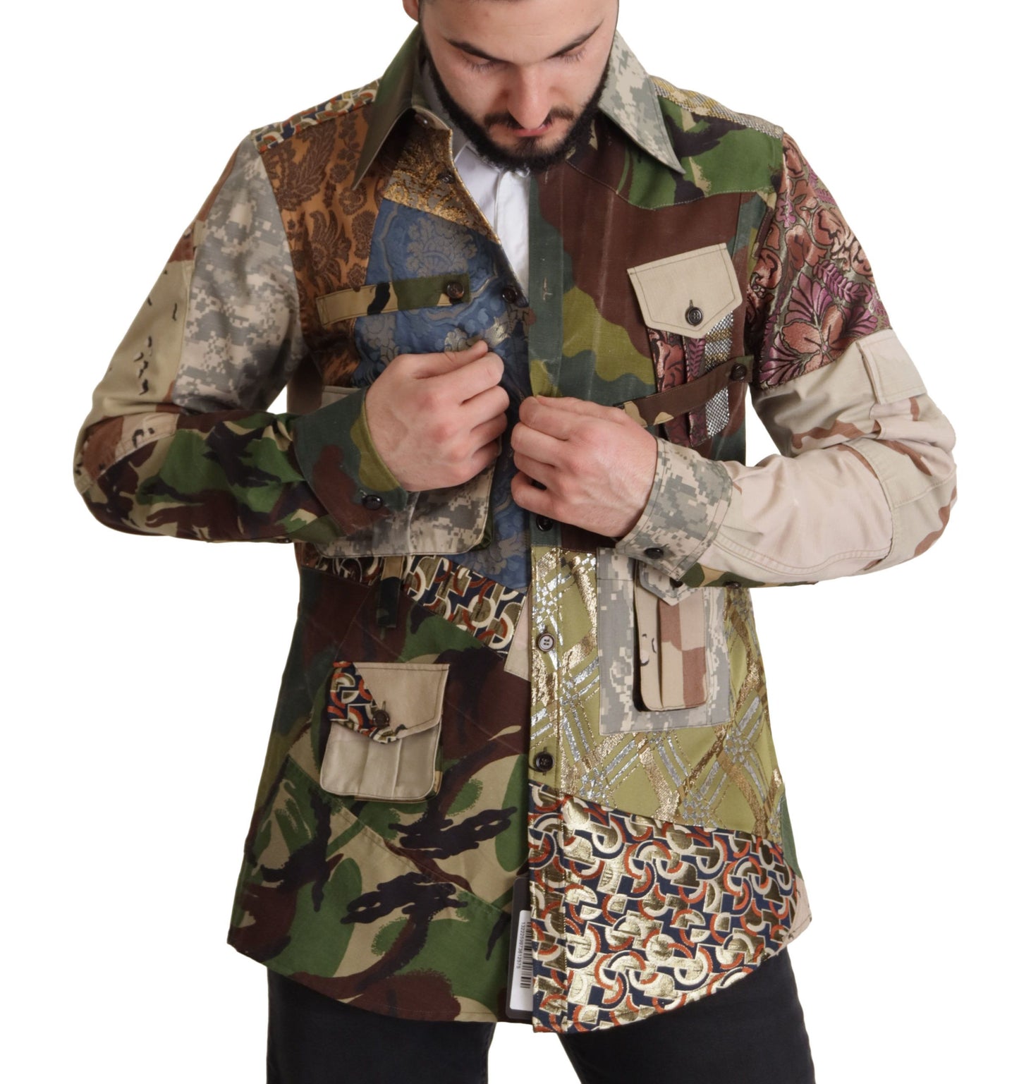 Dolce &amp; Gabbana Patchwork Camouflage rento paita