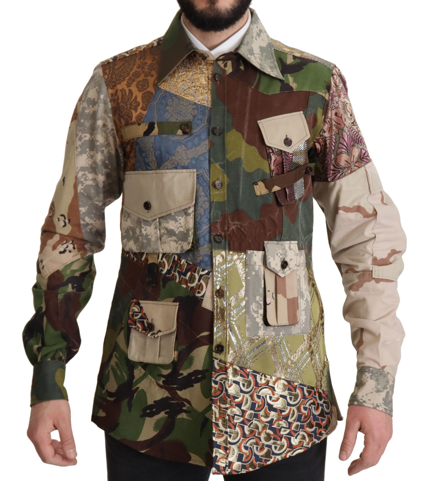 Dolce &amp; Gabbana Patchwork Camouflage rento paita