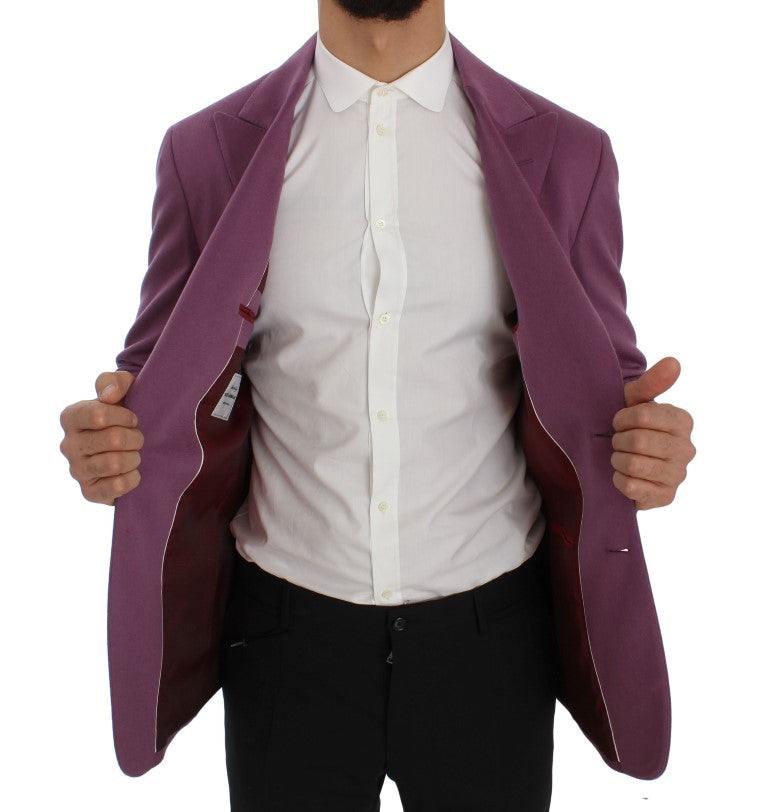 Dolce &amp; Gabbana Elegant purple blazer made of a cashmere-silk blend