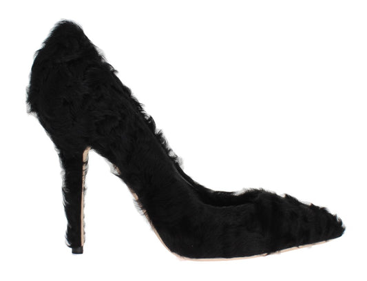 Dolce &amp; Gabbana Elegant pumps made of luxurious Xiangao fur leather