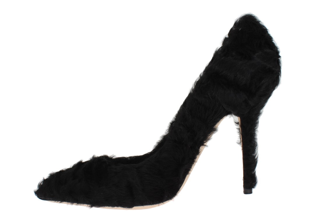 Dolce &amp; Gabbana Elegant pumps made of luxurious Xiangao fur leather