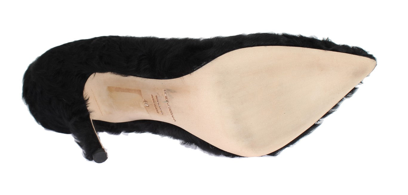 Dolce &amp; Gabbana Elegant pumps made of luxurious Xiangao fur leather