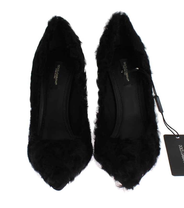 Dolce &amp; Gabbana Elegant pumps made of luxurious Xiangao fur leather