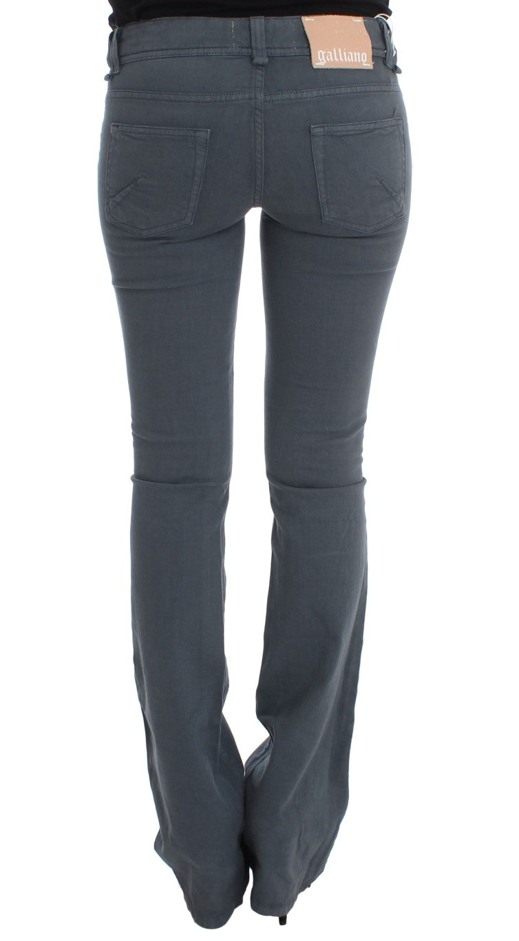 John Galliano Elegante Slim Fit Bootcut Jeans