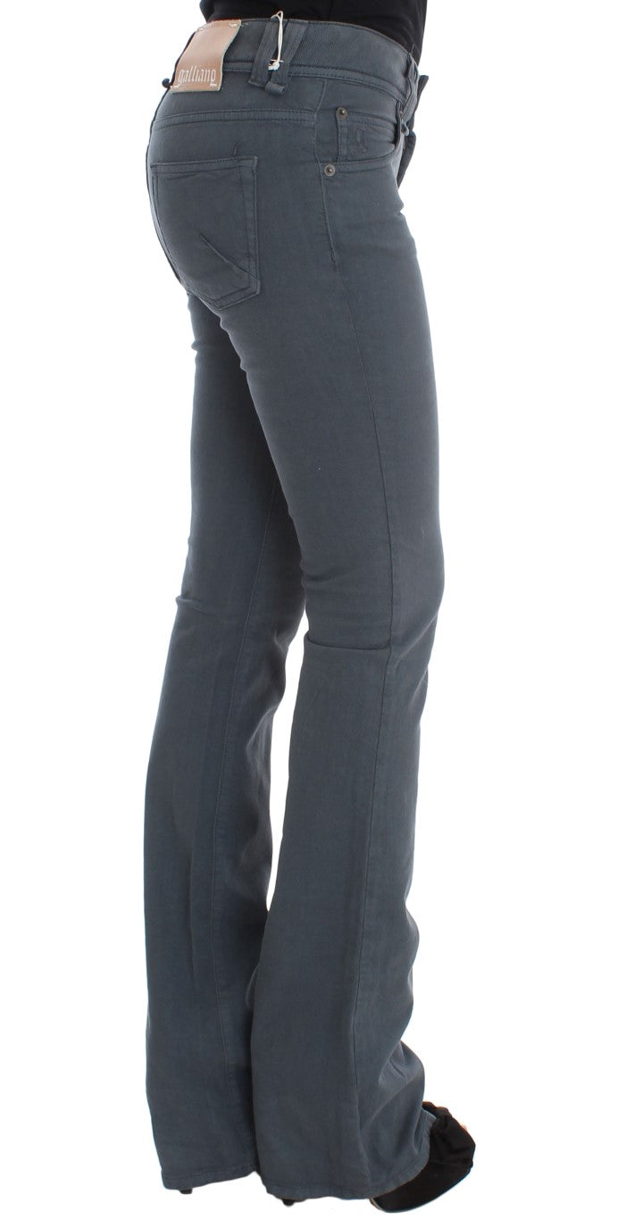 John Galliano Elegante Slim Fit Bootcut Jeans