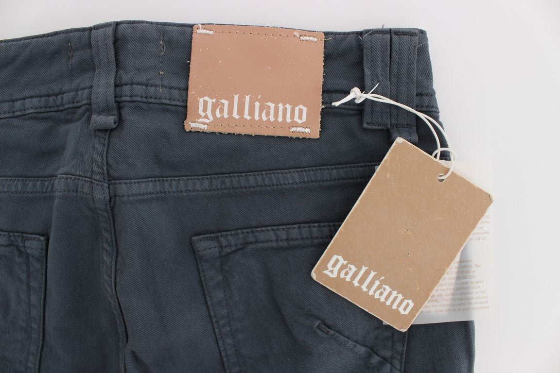 John Galliano Elegante Slim Fit Bootcut Jeans