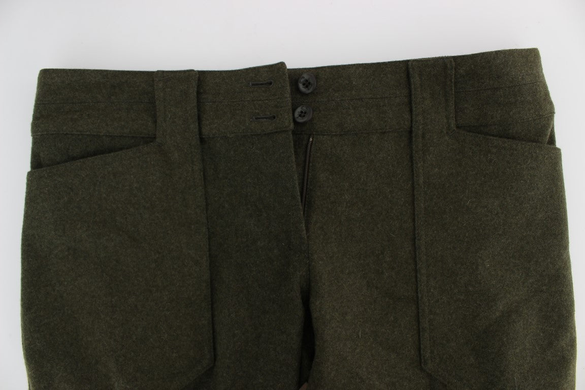 Ermanno Scervino Schicke grüne Cargo-Hose für mühelosen Stil