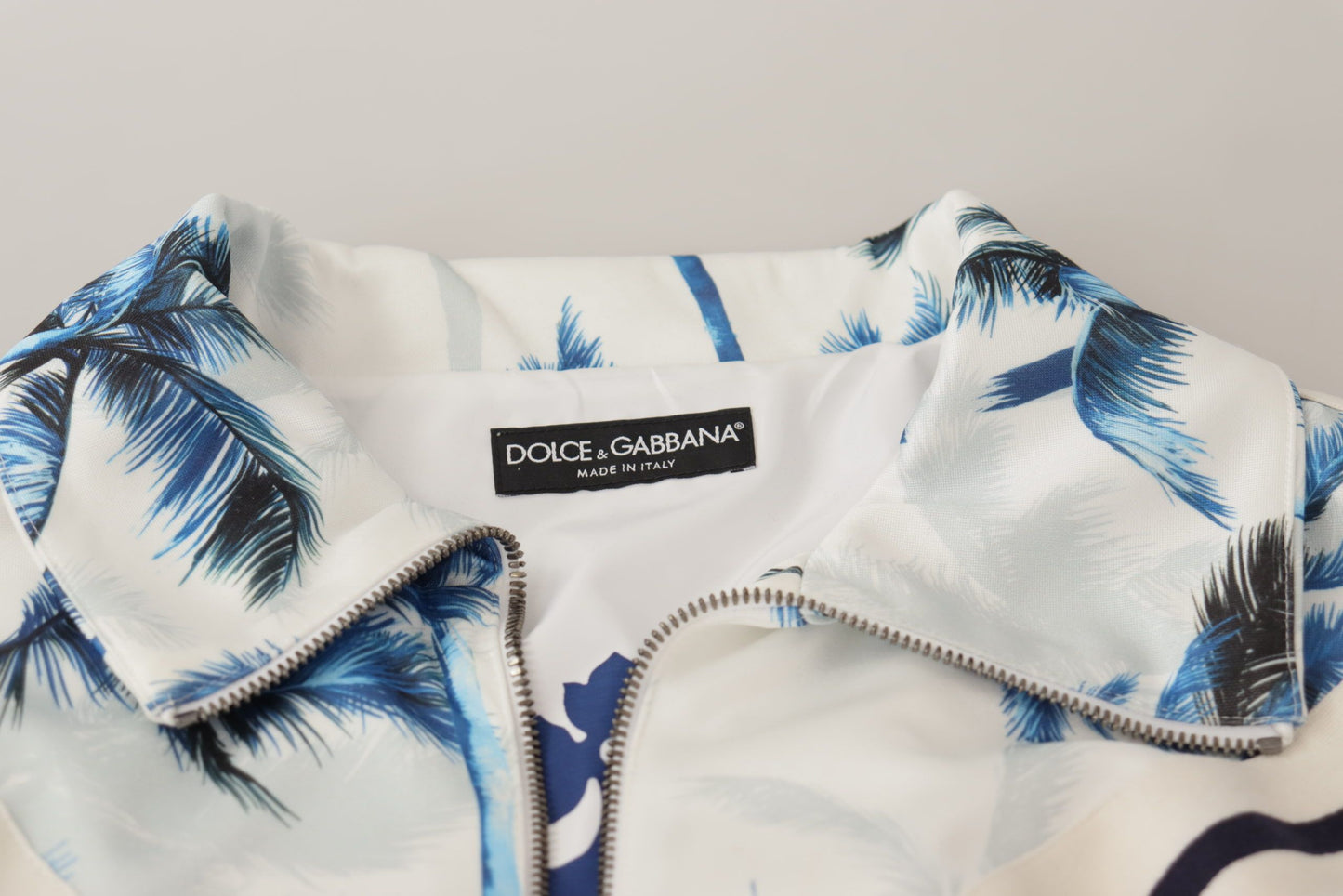 Dolce & Gabbana Schicker Multicolor Pullover mit Reißverschluss