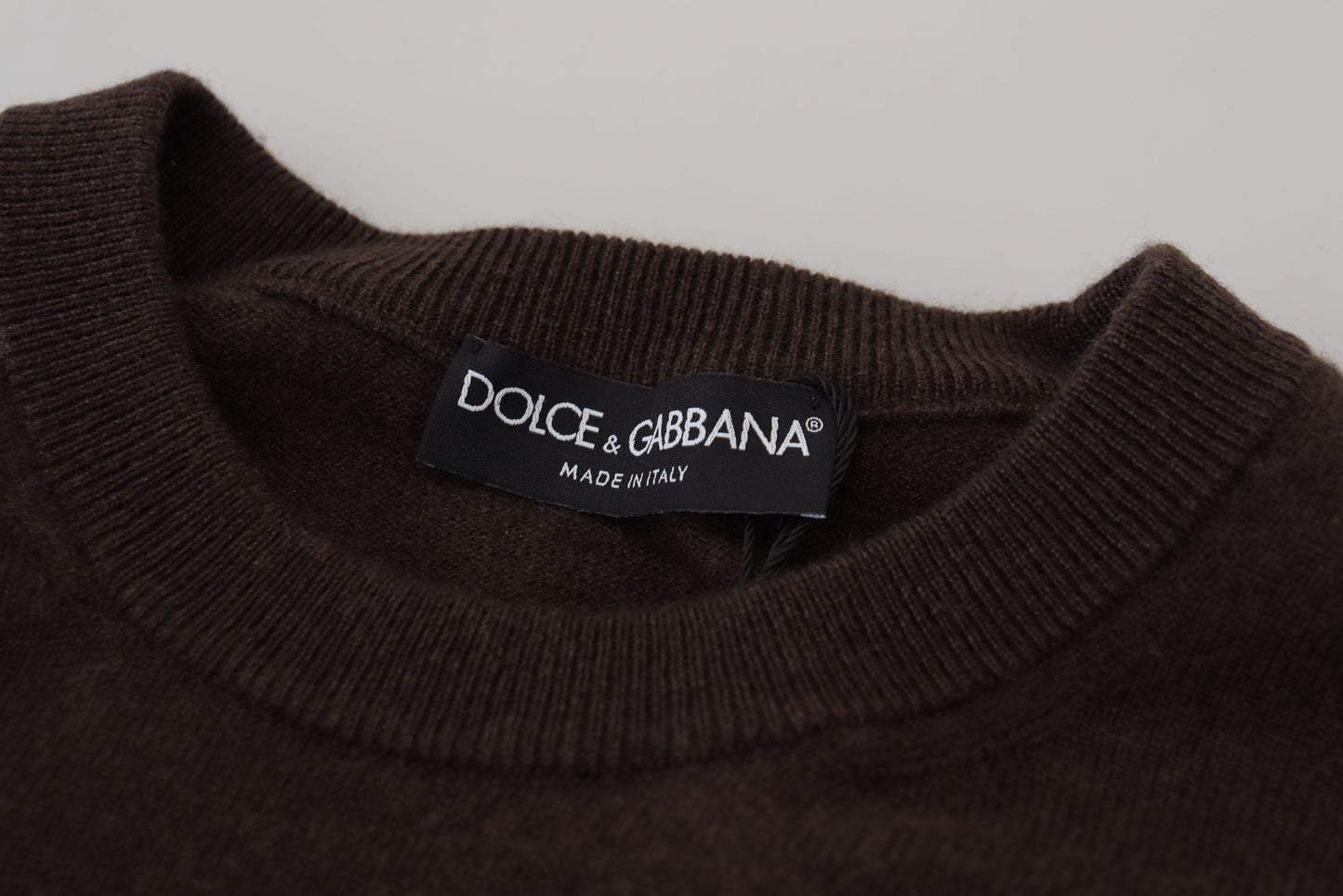 Dolce &amp; Gabbana Elegantti kashmir pyöreäpääntiepusero