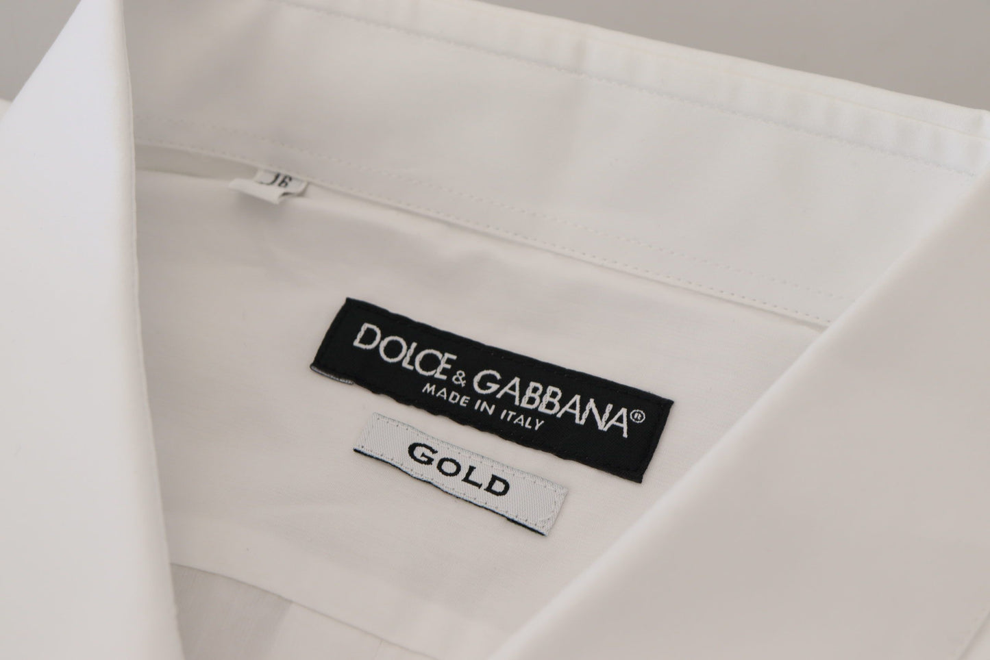 Dolce &amp; Gabbana Elegant White Peacock Feather Shirt