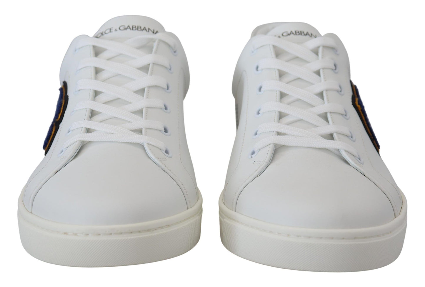 Dolce &amp; Gabbana Elegant men's sneakers in white leather