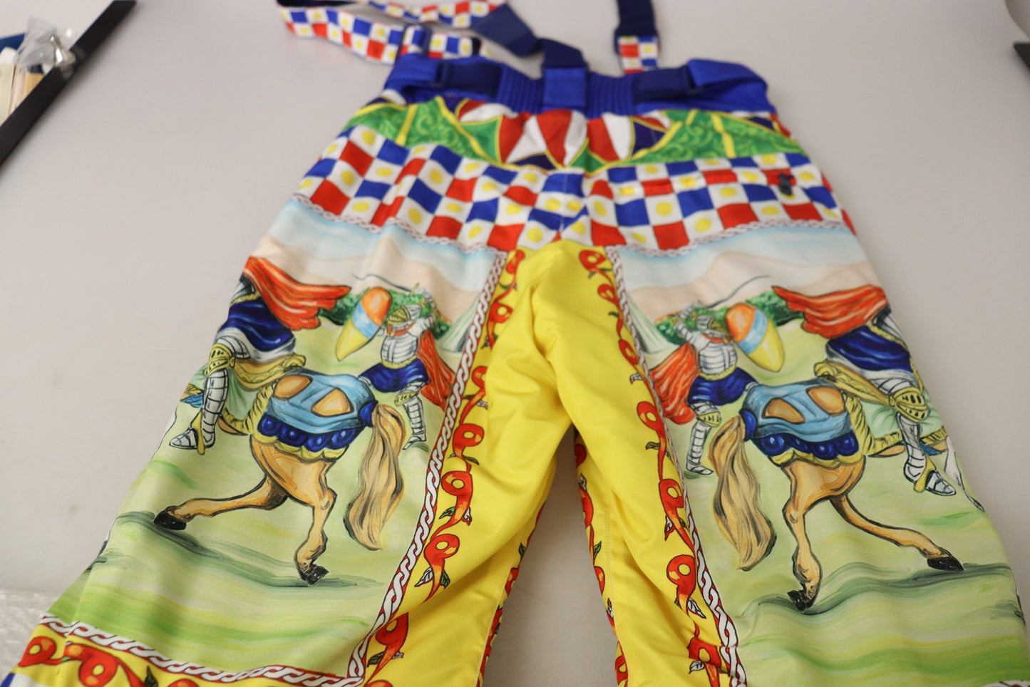 Dolce &amp; Gabbana Multicolor High-Waisted Snow Pants