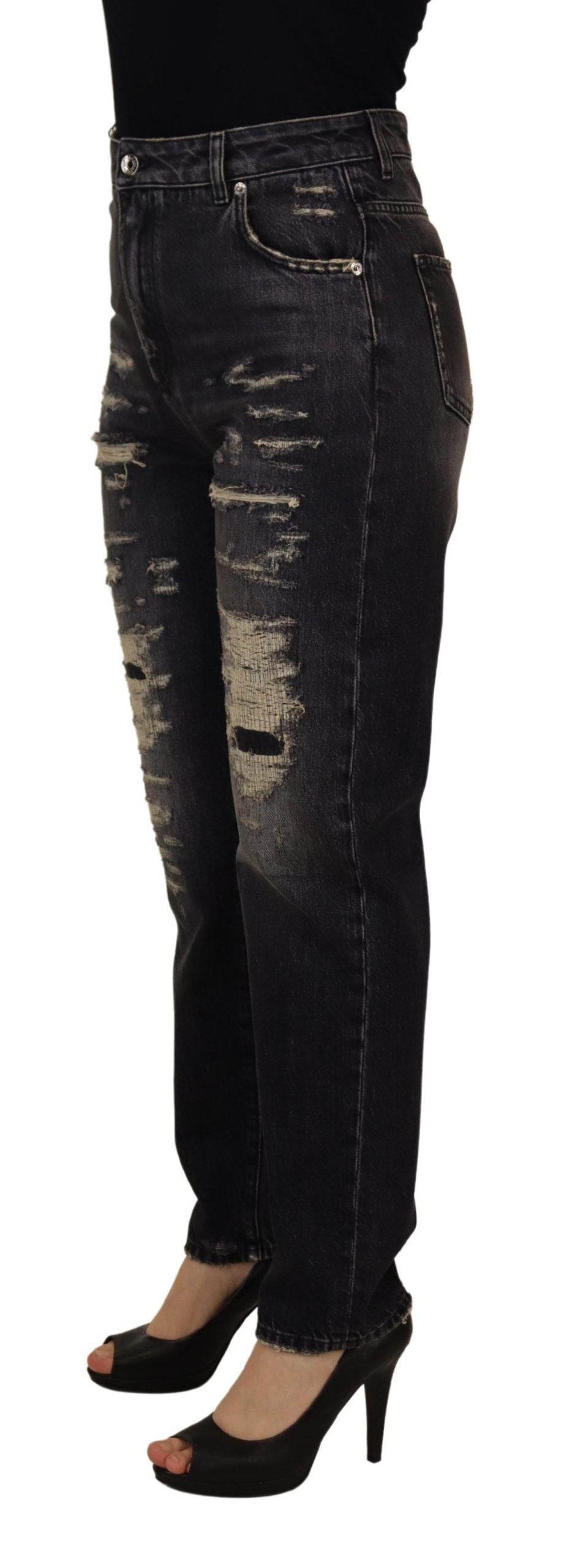 Dolce &amp; Gabbana Elegant High Waist Skinny Jeans