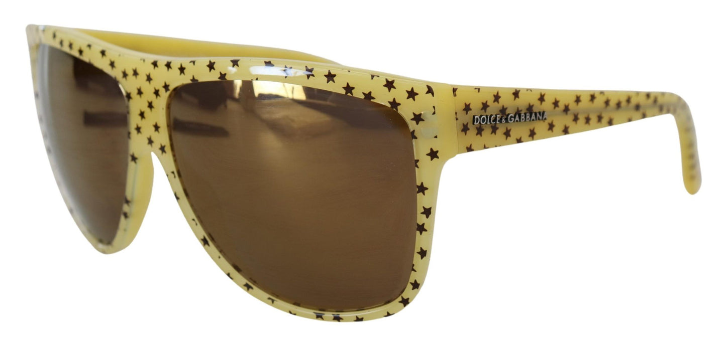 Dolce &amp; Gabbana Stellar Chic Square Sunglasses in Yellow