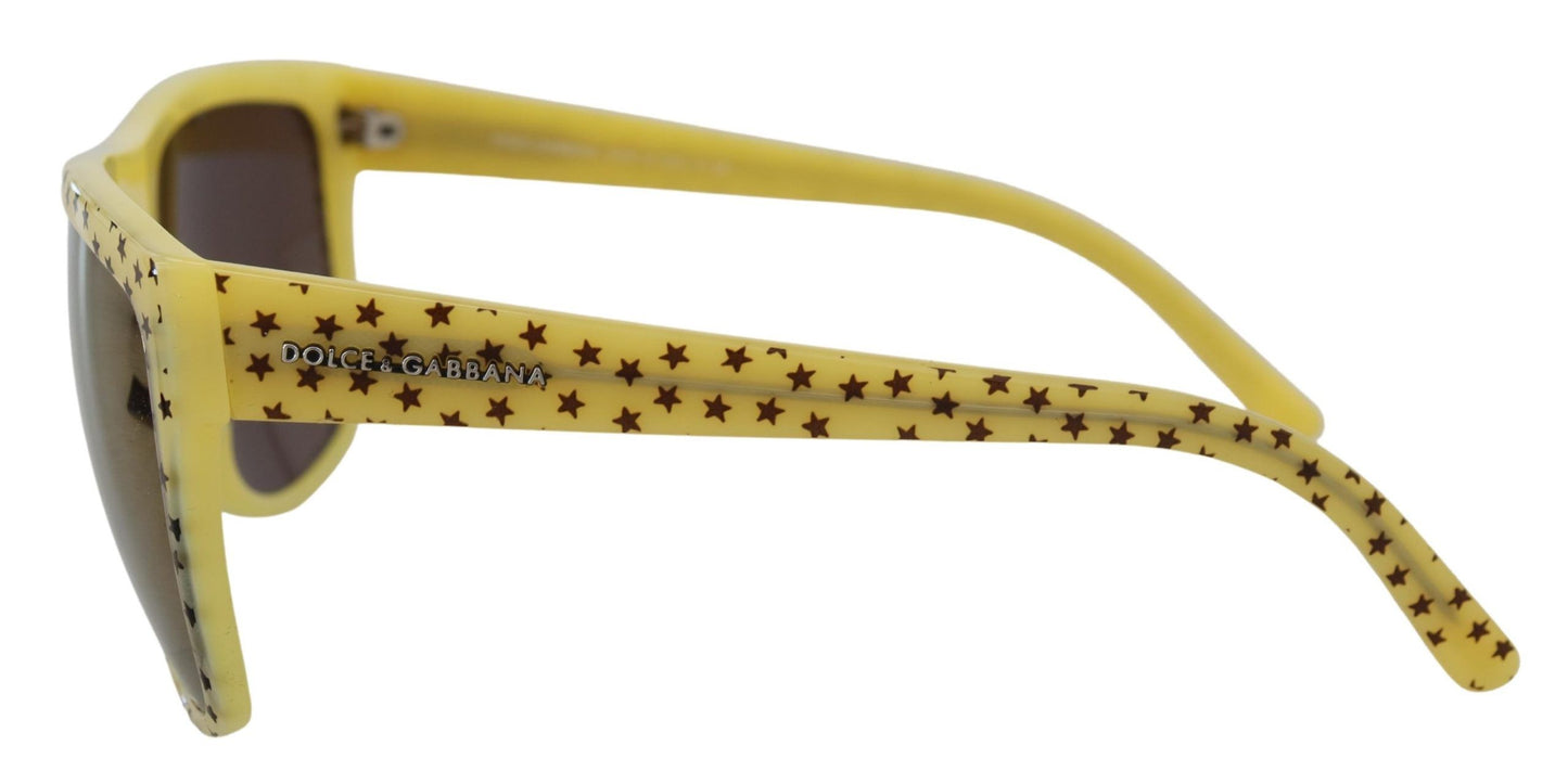 Dolce &amp; Gabbana Stellar Chic Square Sunglasses in Yellow