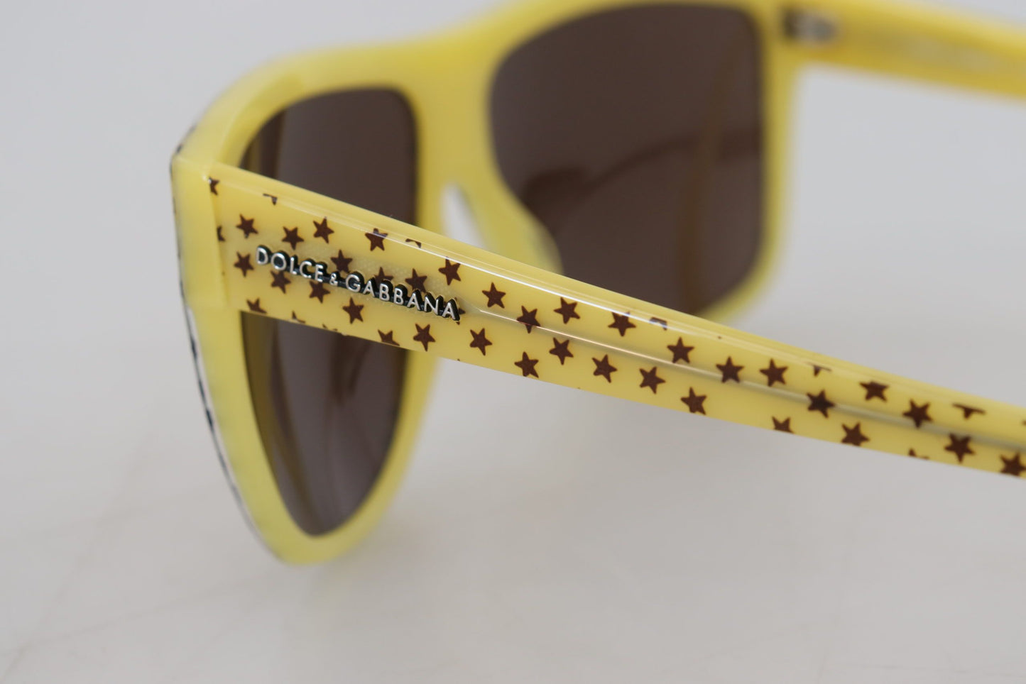 Dolce &amp; Gabbana Stellar Chic Square Sunglasses in Yellow