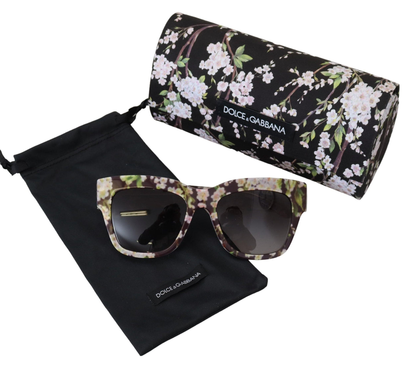 Dolce &amp; Gabbana Elegant Multicolor Gradient Sunglasses