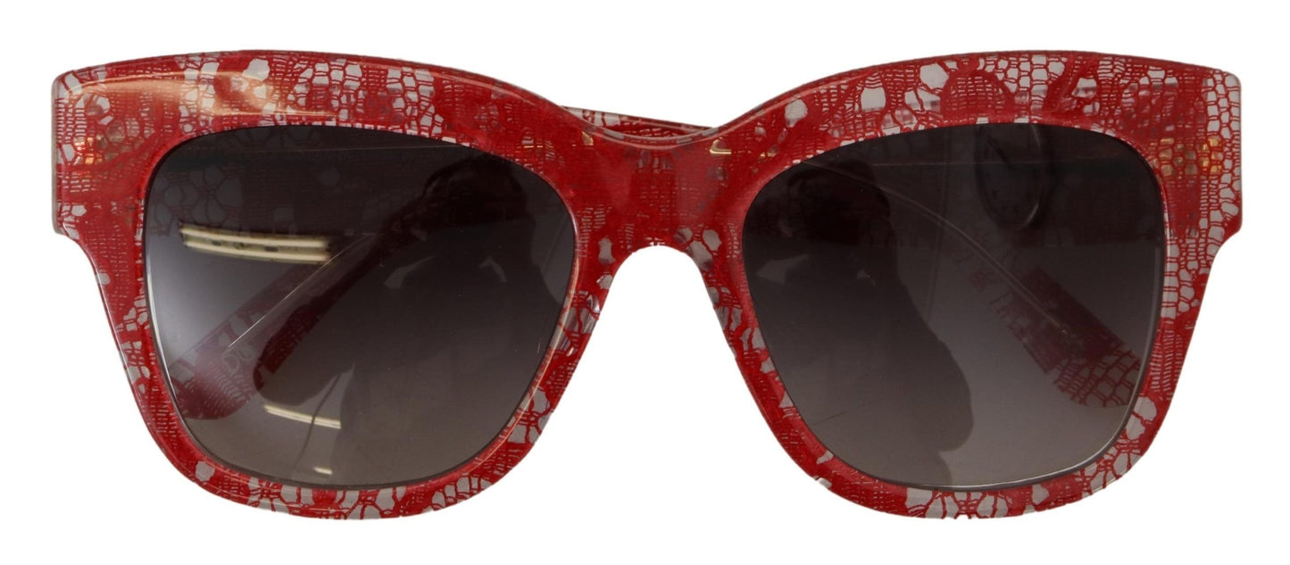 Dolce &amp; Gabbana Sicilian designer sunglasses with lace detail