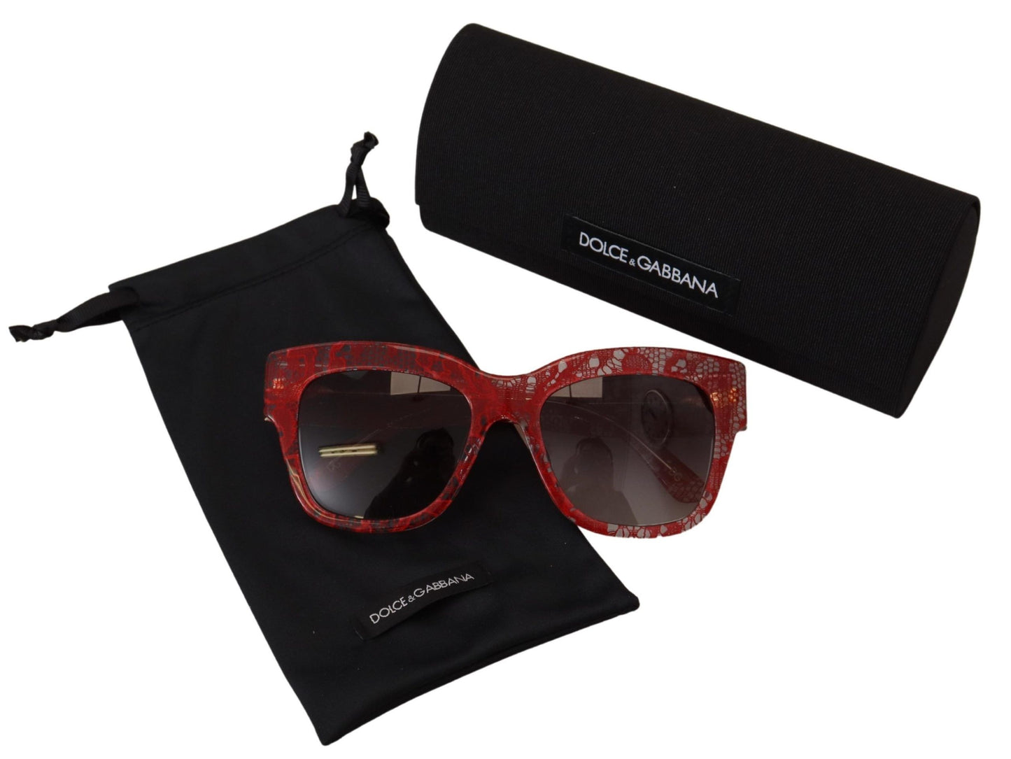 Dolce &amp; Gabbana Sicilian designer sunglasses with lace detail