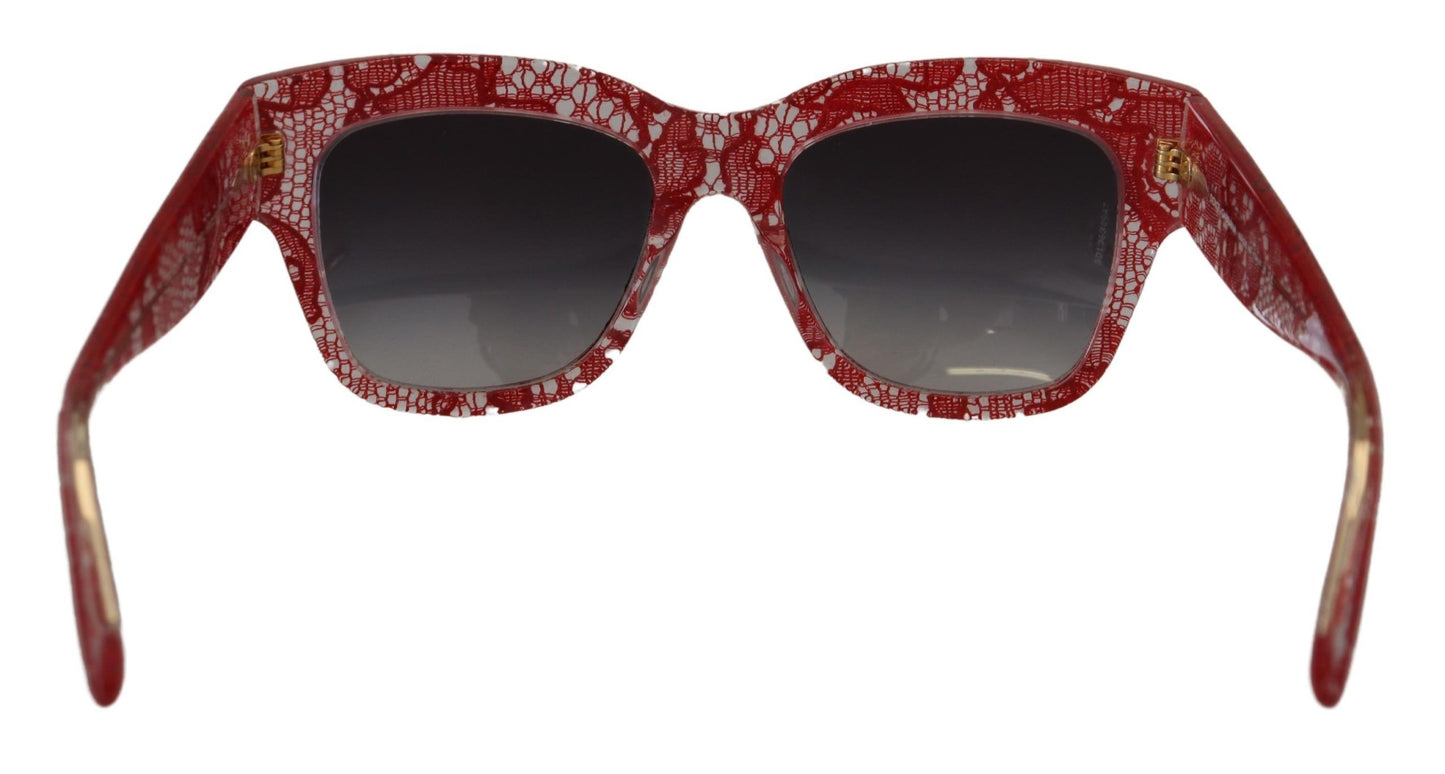 Dolce &amp; Gabbana Chic tinted sunglasses made of Sicilian lace