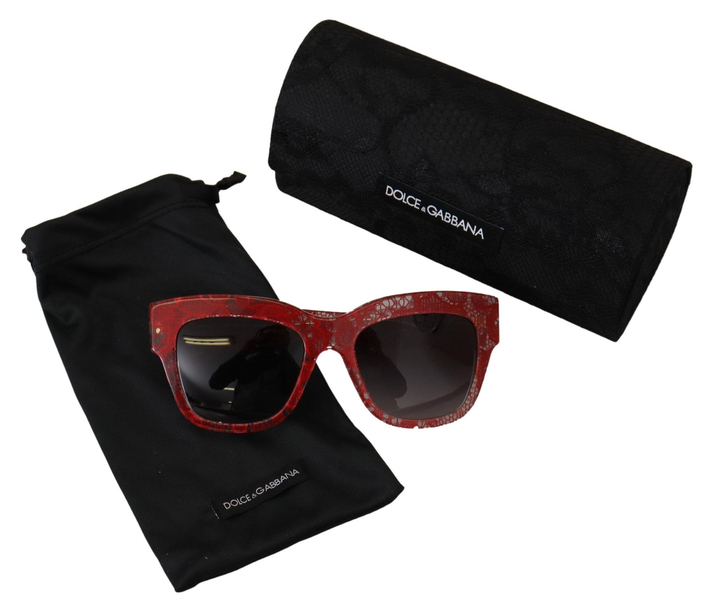 Dolce &amp; Gabbana Chic tinted sunglasses made of Sicilian lace