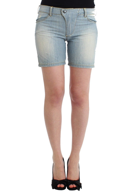 Schicke blaue Denim-Shorts - Ermanno Scervino