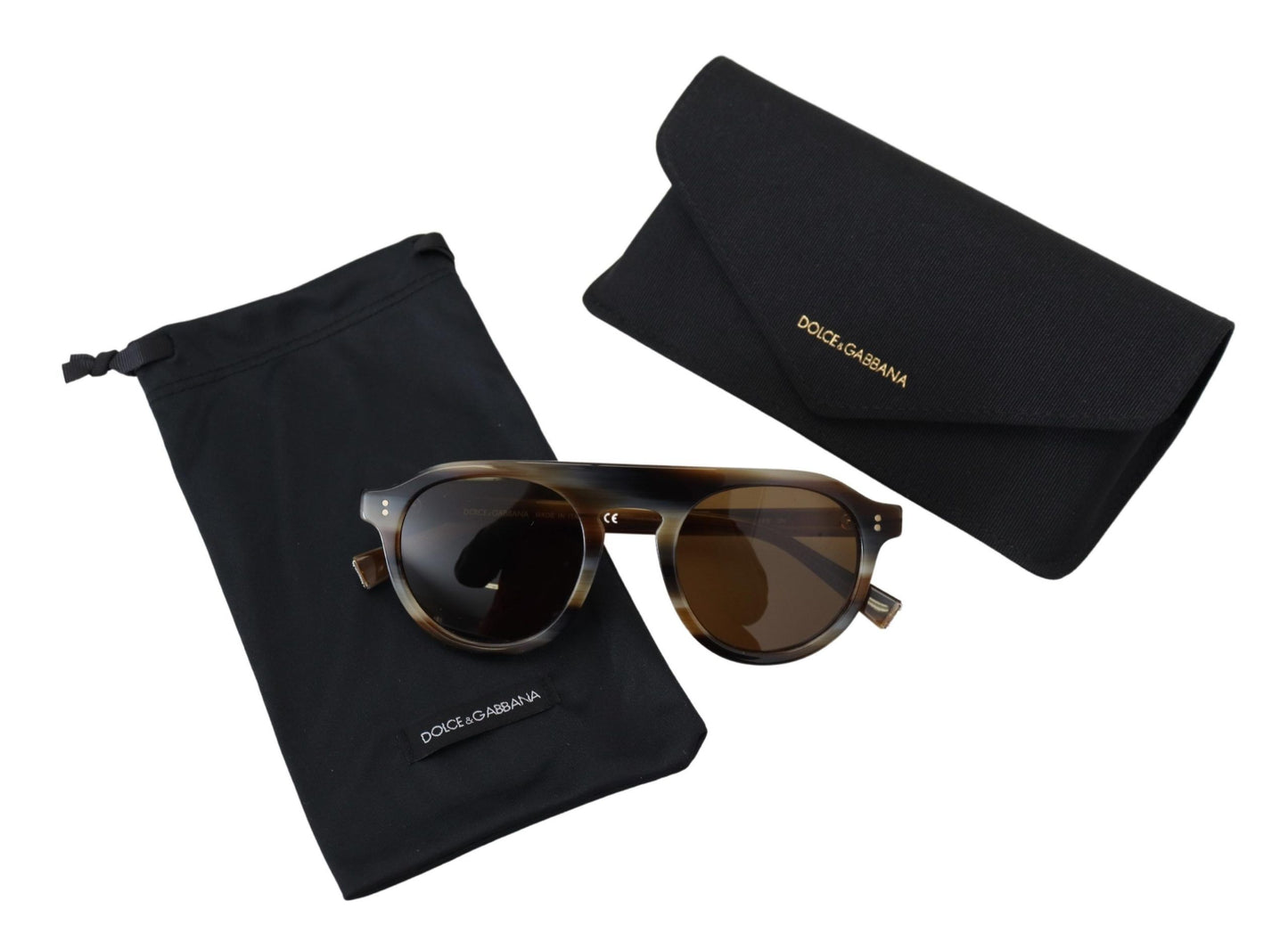 Dolce &amp; Gabbana Timeless Unisex Sunglasses in Tortoiseshell