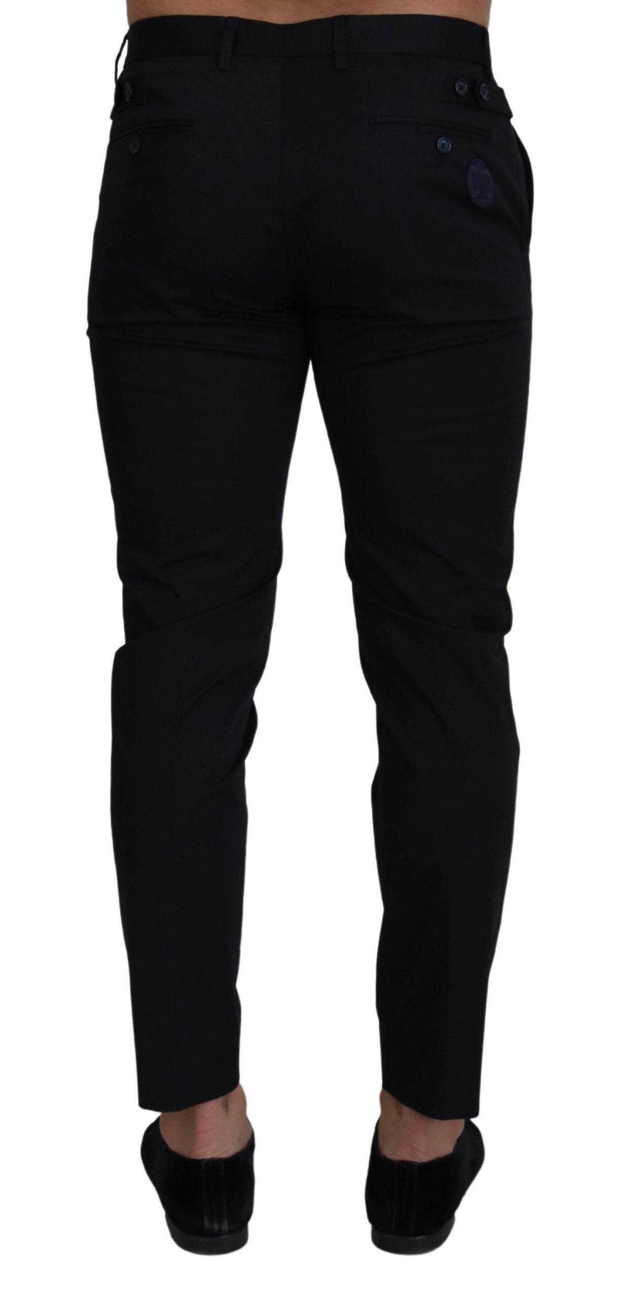 Dolce &amp; Gabbana Elegant Slim Fit Chinos Dress Pants