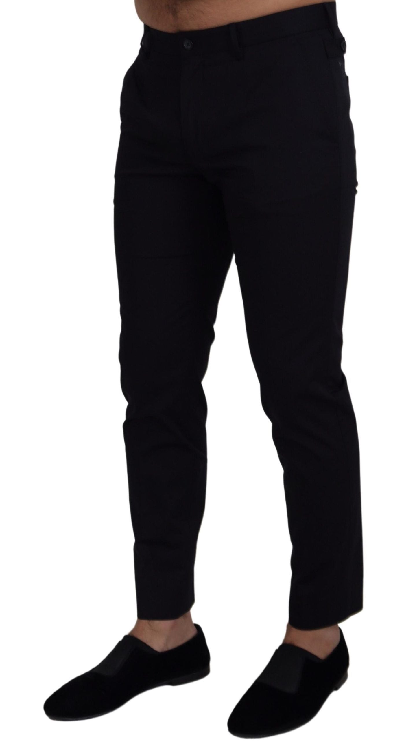 Dolce &amp; Gabbana Elegant Slim Fit Chinos Dress Pants