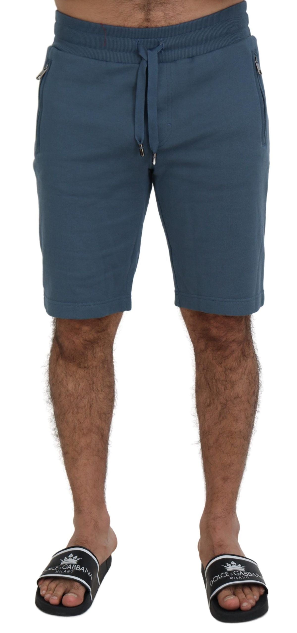 Dolce & Gabbana Elegante blaue Bermudashorts - Regular Fit