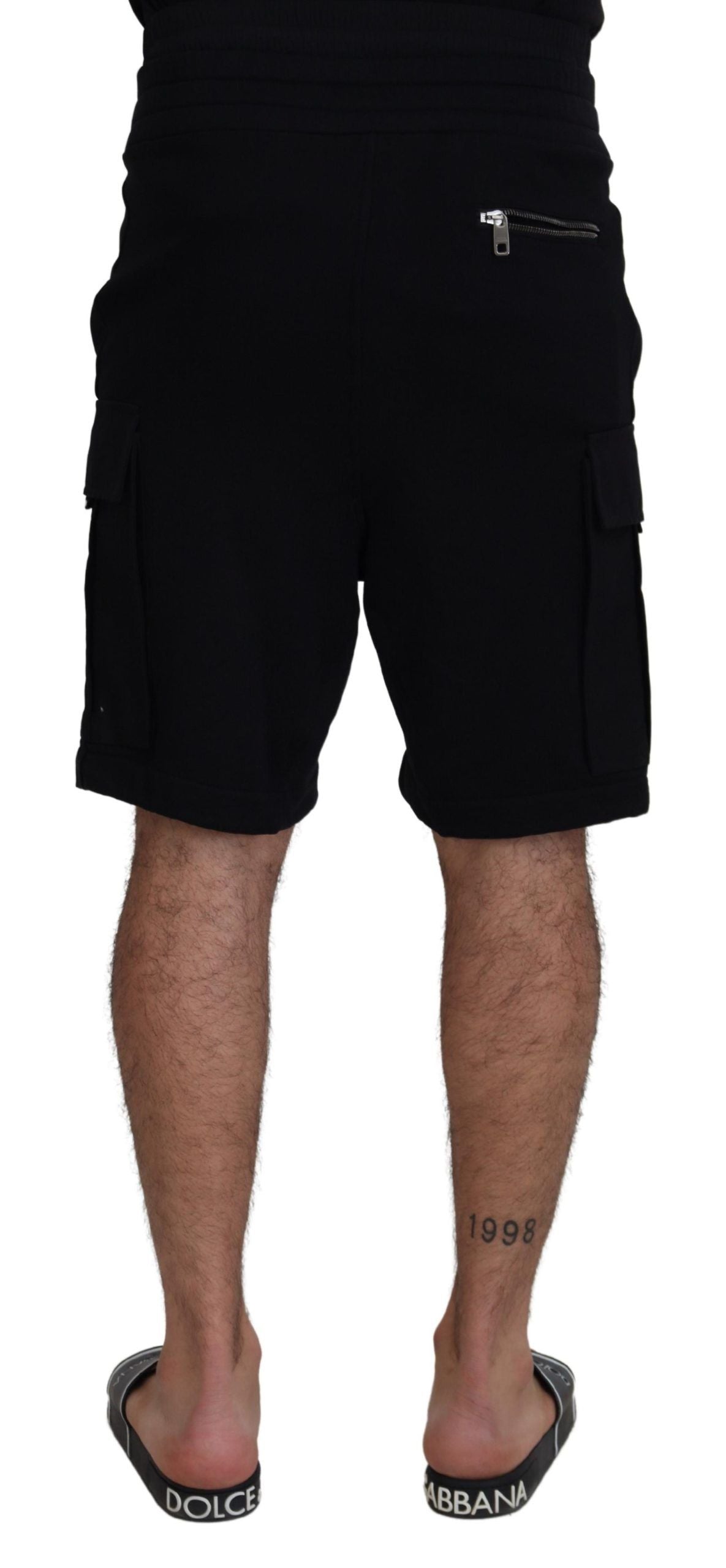 Dolce & Gabbana Erhöhen Sie Ihren Sommer: Klassische schwarze Bermudashorts