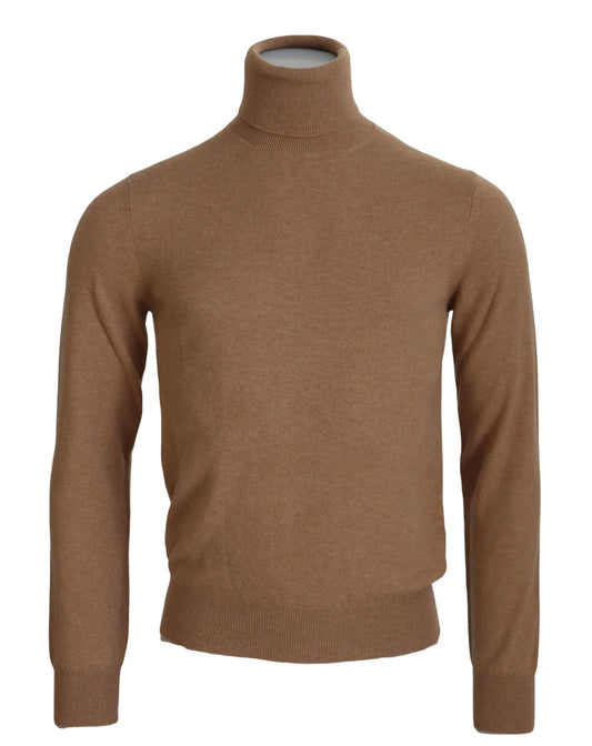 Dolce &amp; Gabbana beige cashmere turtleneck sweater