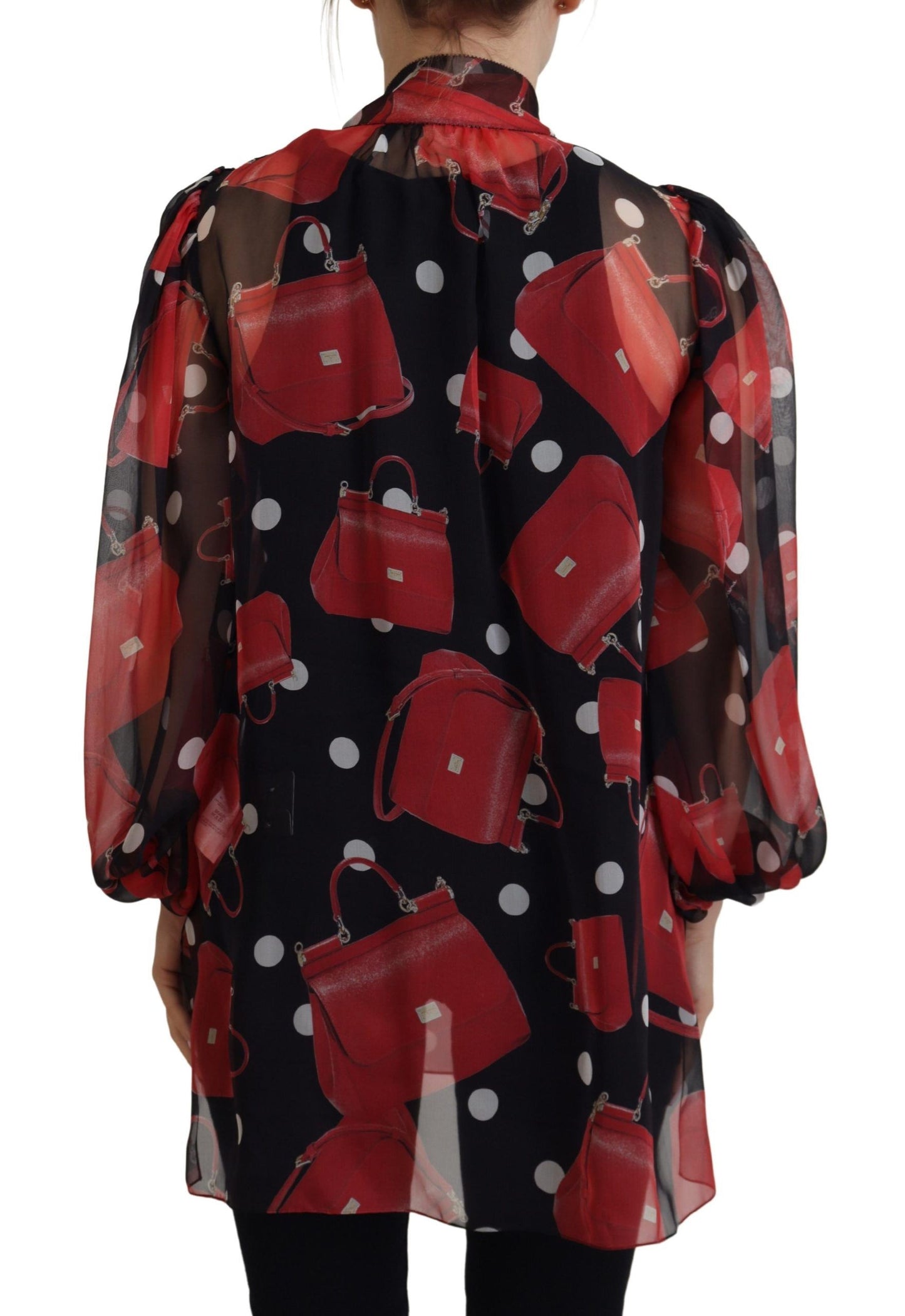 Dolce &amp; Gabbana silk blouse with Sicilian print - Luxurious and chic