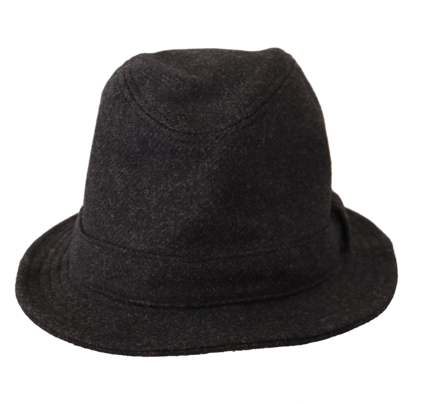 Dolce &amp; Gabbana Elegant grey trilby hat in wool and cashmere