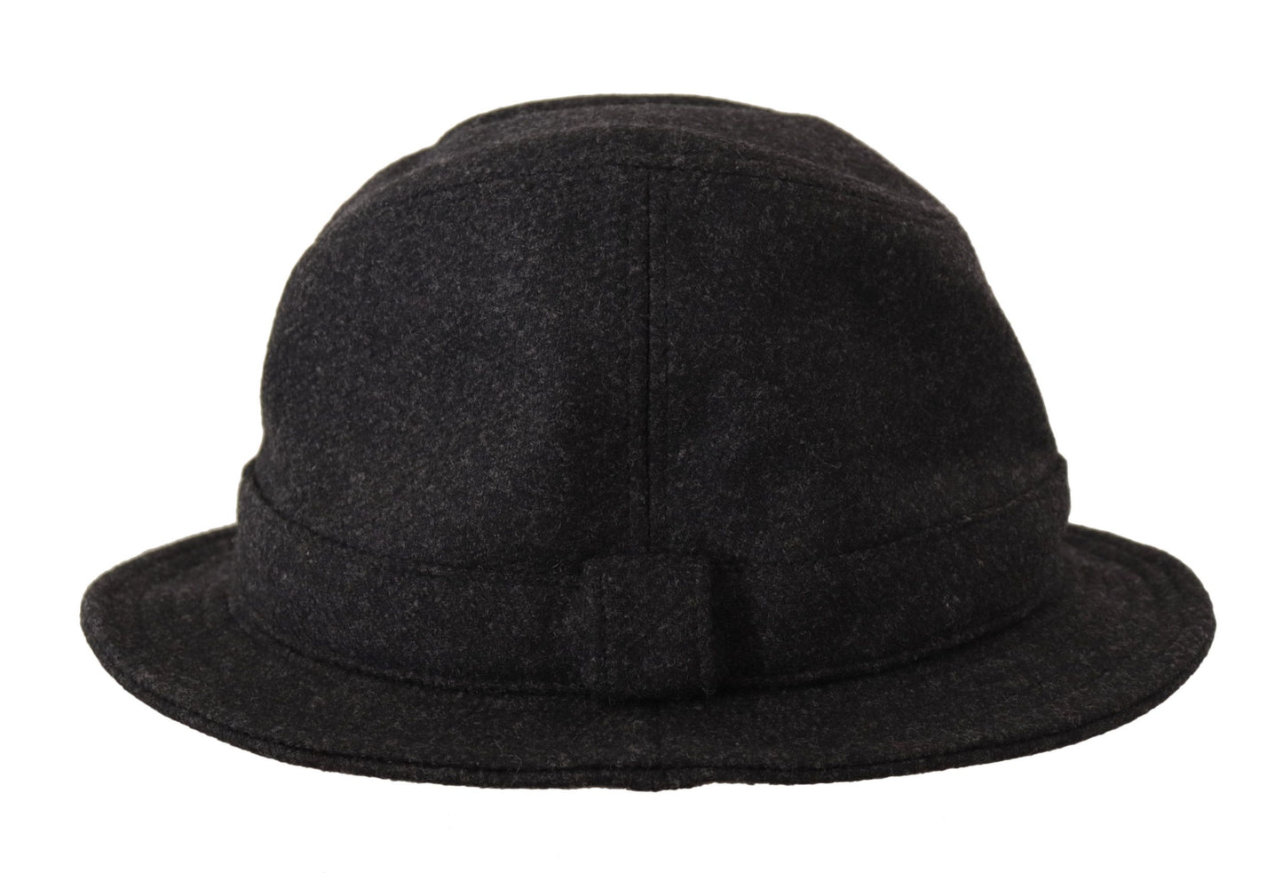 Dolce &amp; Gabbana Elegant grey trilby hat in wool and cashmere