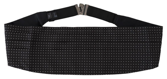 Dolce &amp; Gabbana Elegant Dotted Silk Cummerbund