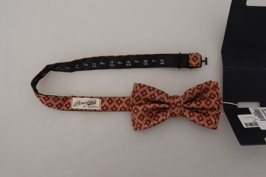 Scotch &amp; Soda Exclusive patterned silk bow tie