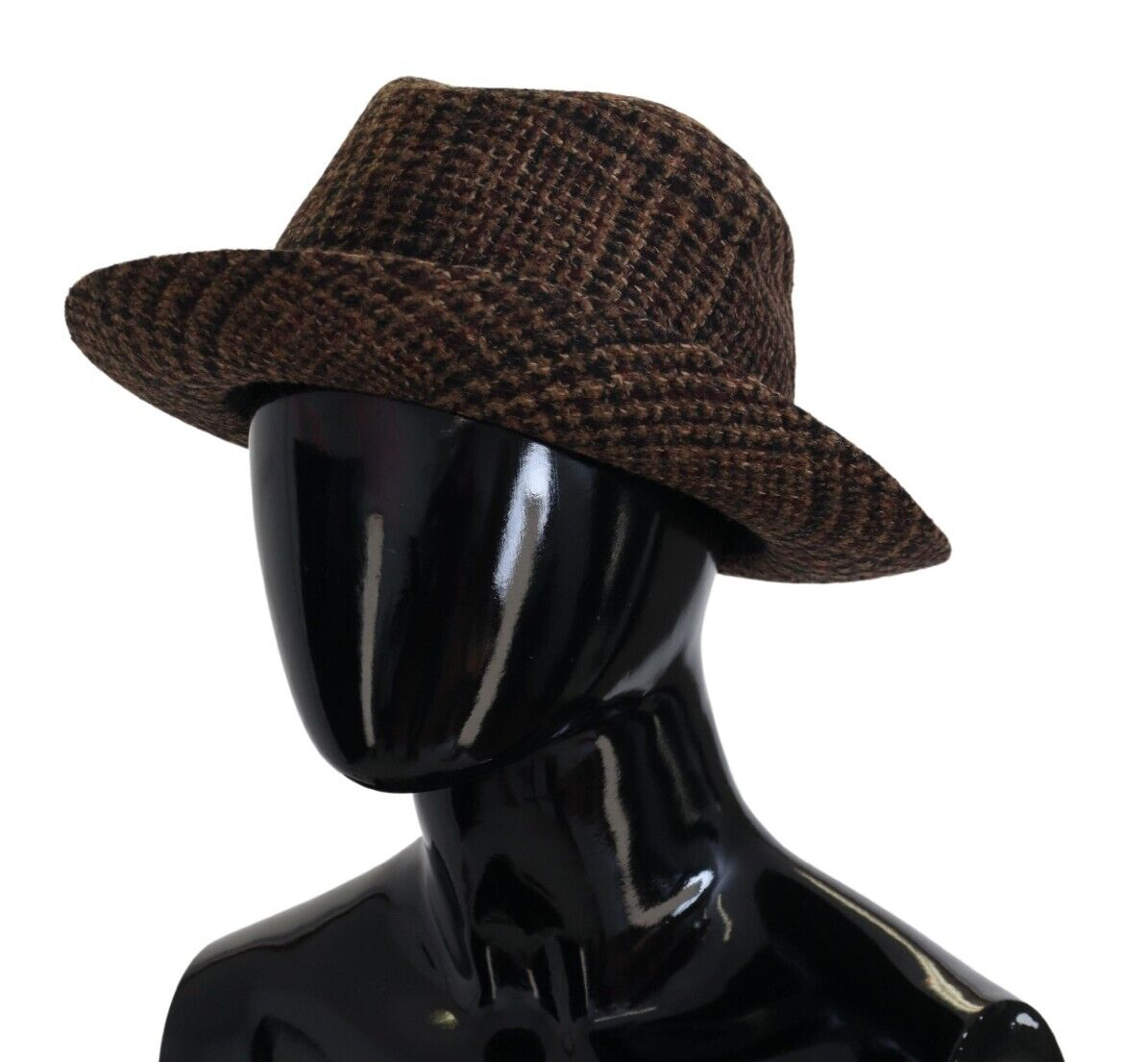 Dolce &amp; Gabbana Elegant Brown Fedora Hat - Winter Accessory