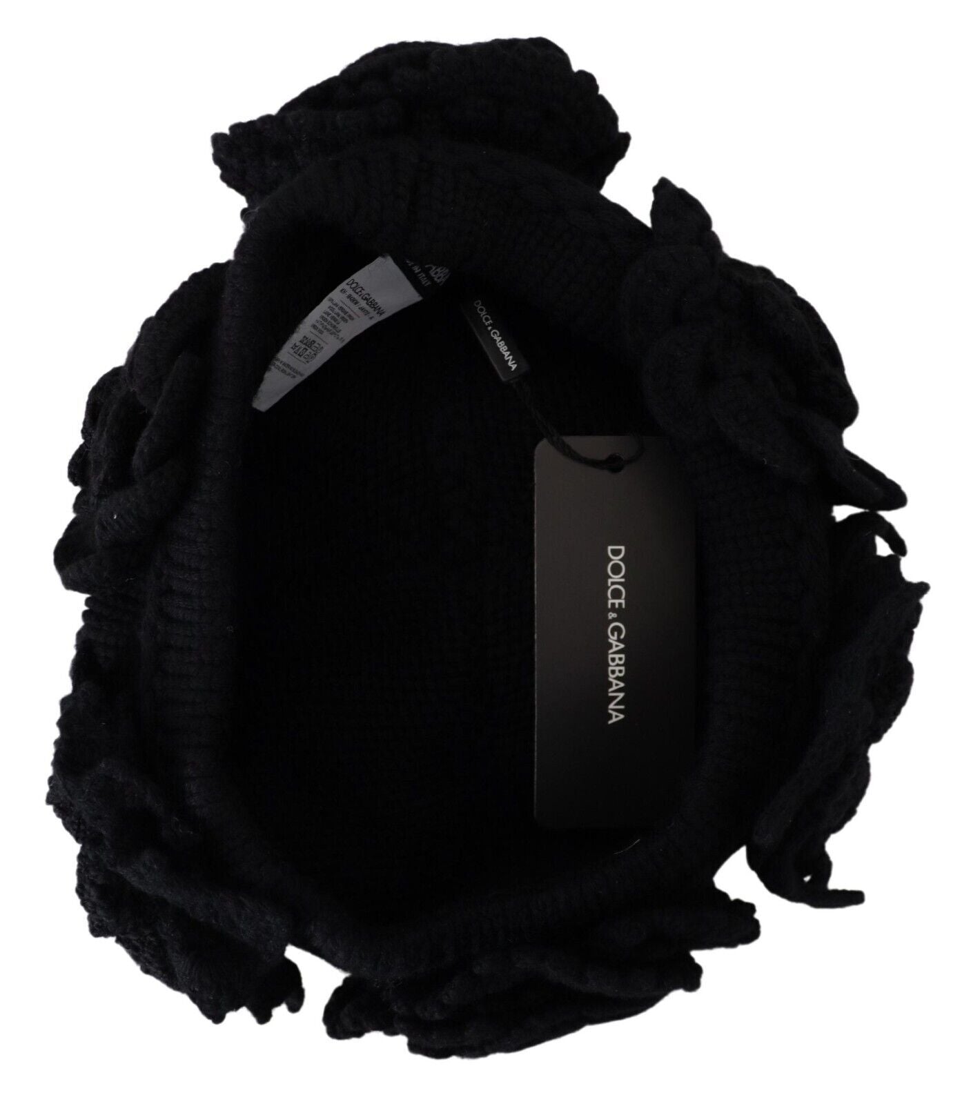 Dolce &amp; Gabbana Elegant black wool hat