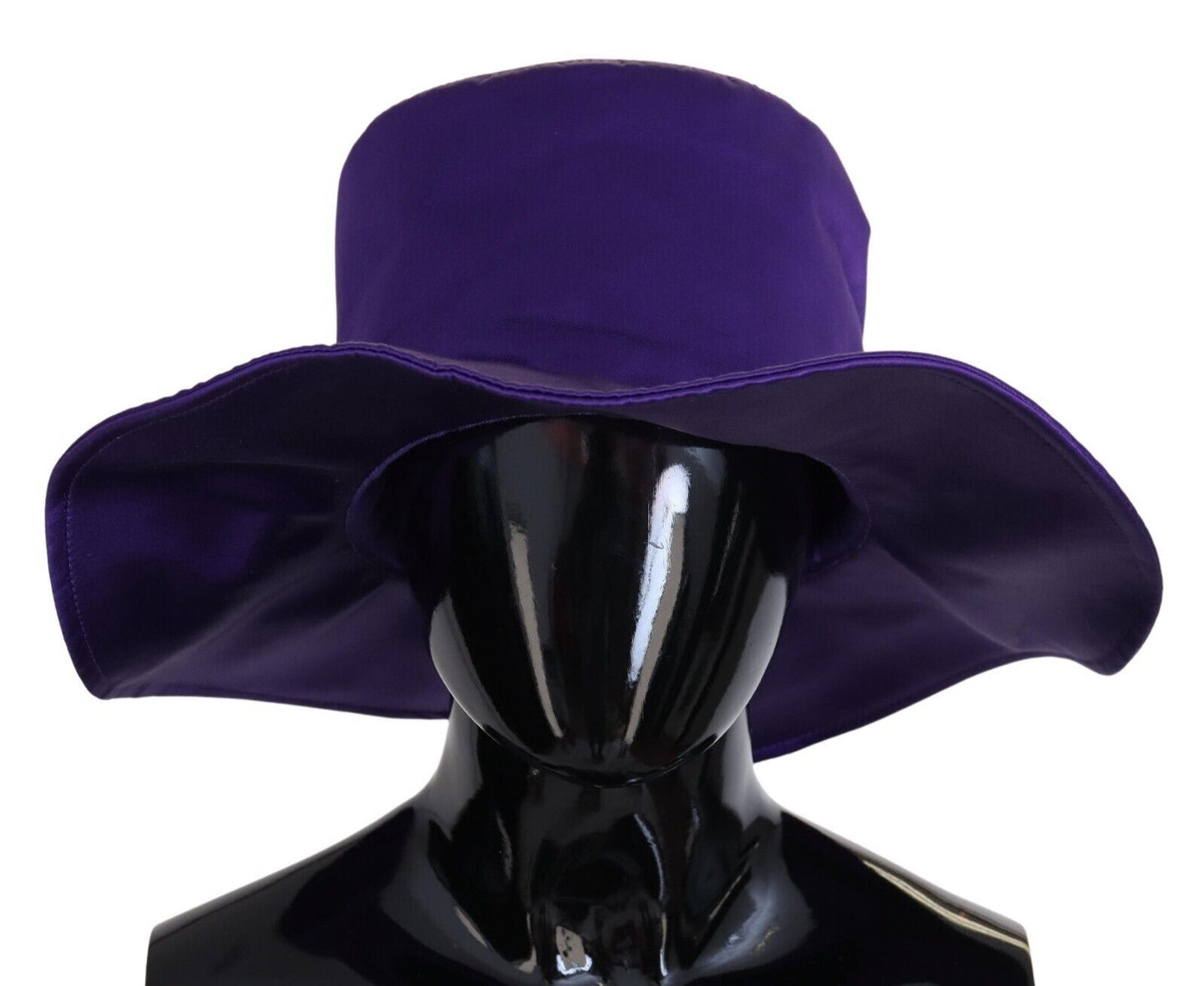 Dolce &amp; Gabbana Elegant purple silk hat