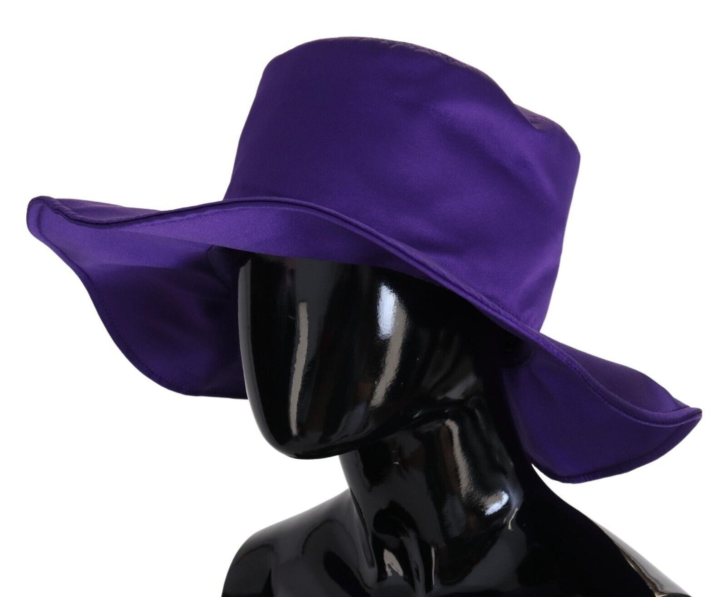 Dolce &amp; Gabbana Elegant purple silk hat