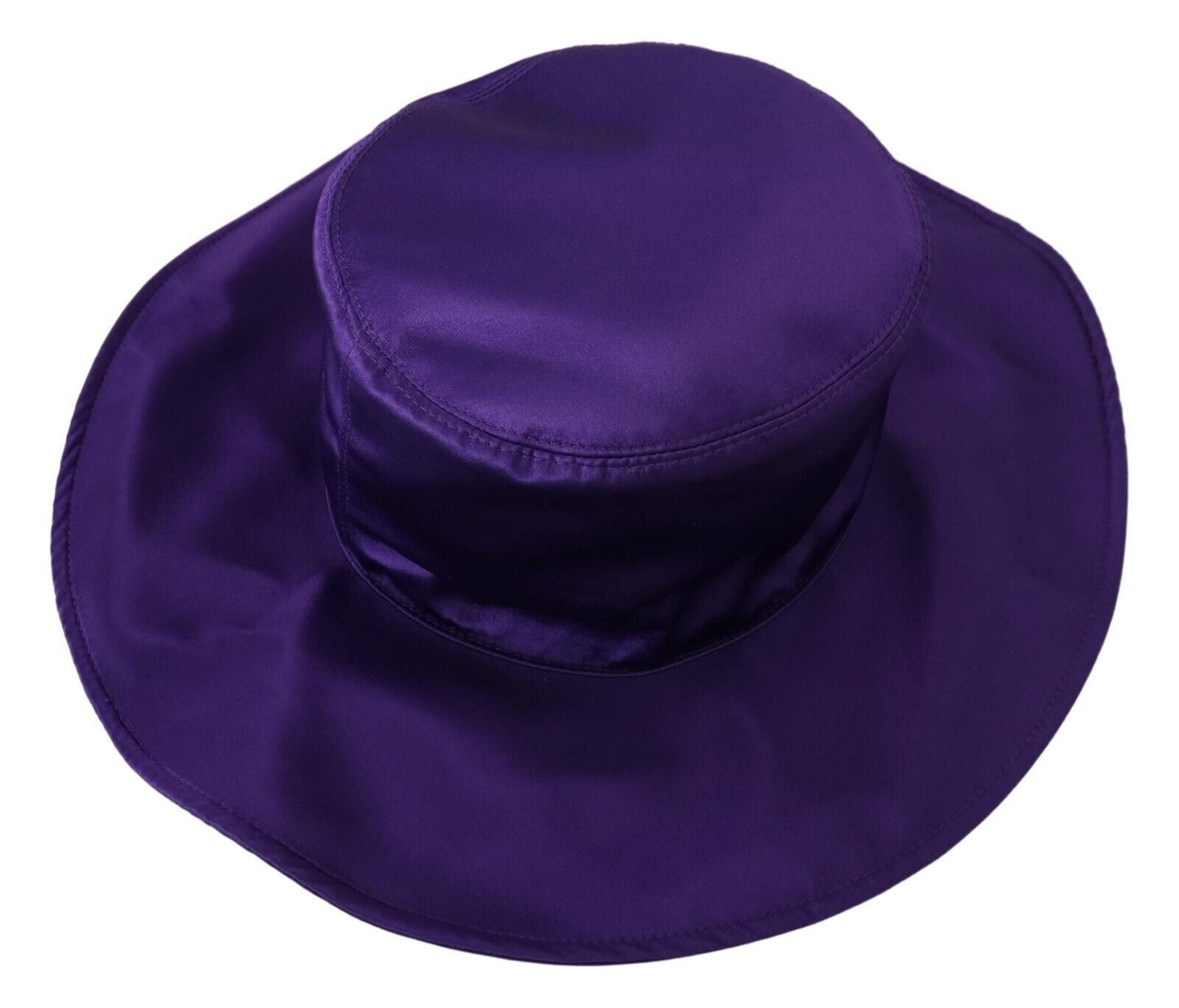 Dolce &amp; Gabbana Elegant purple silk hat